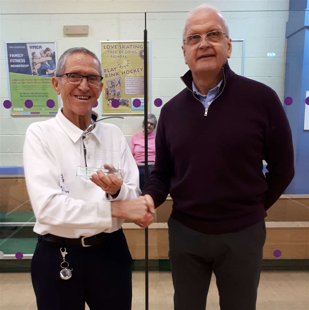 Cyril Davey, left, is still playing Kent League cricket at 84 with Gore Court 2nds