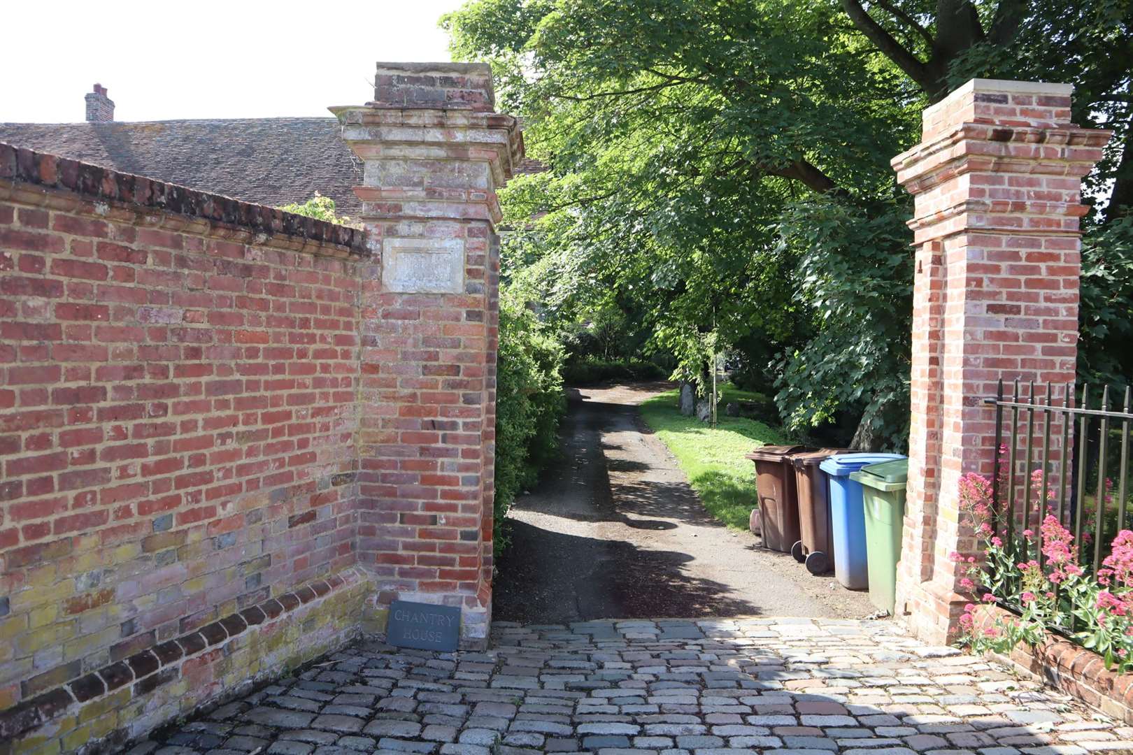 The entrance to Chantry House, Bredgar, where Robert Burgess died in 1937. Picture: John Nurden