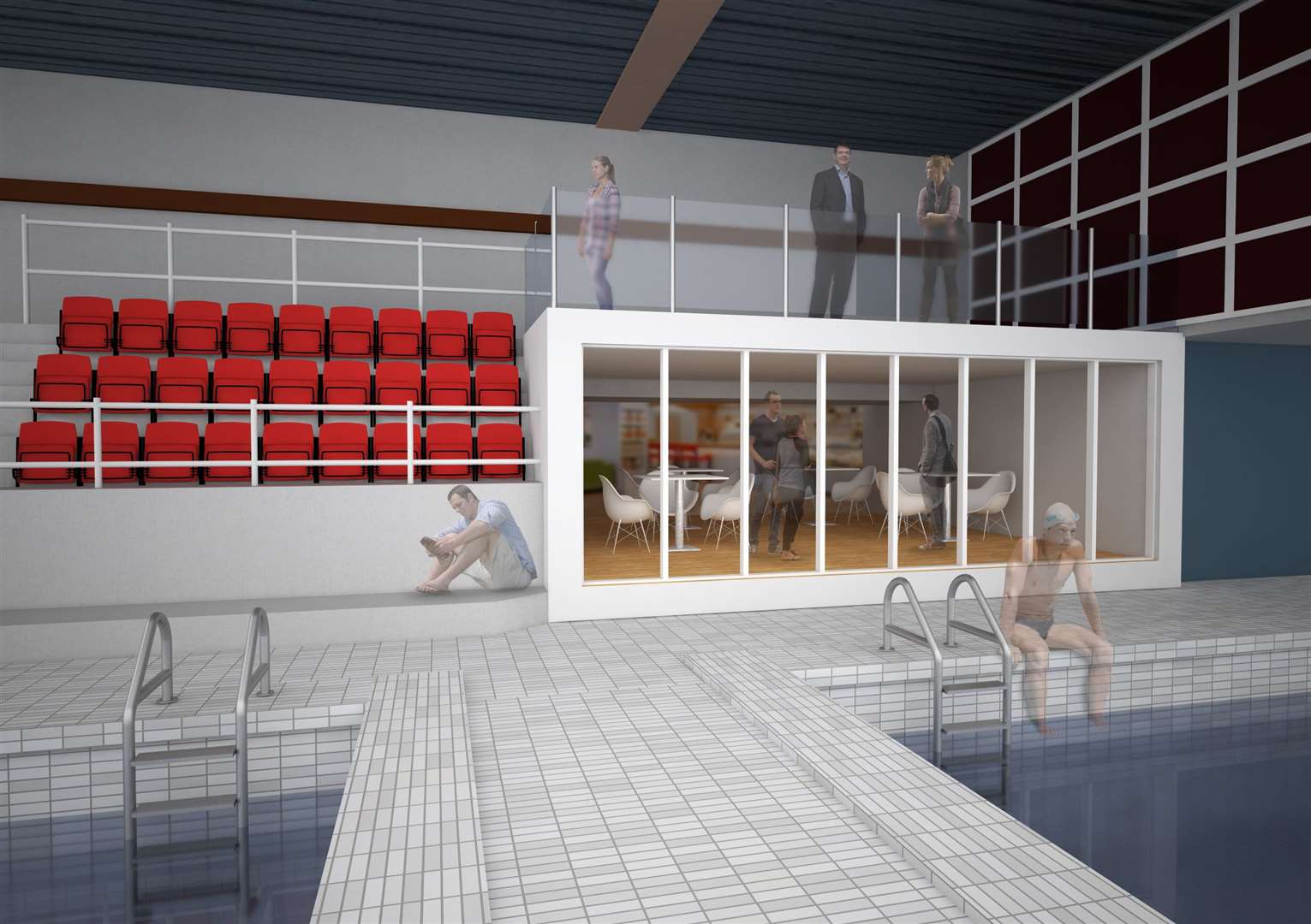 The centre's swimming pool is planned to undergo a revamp