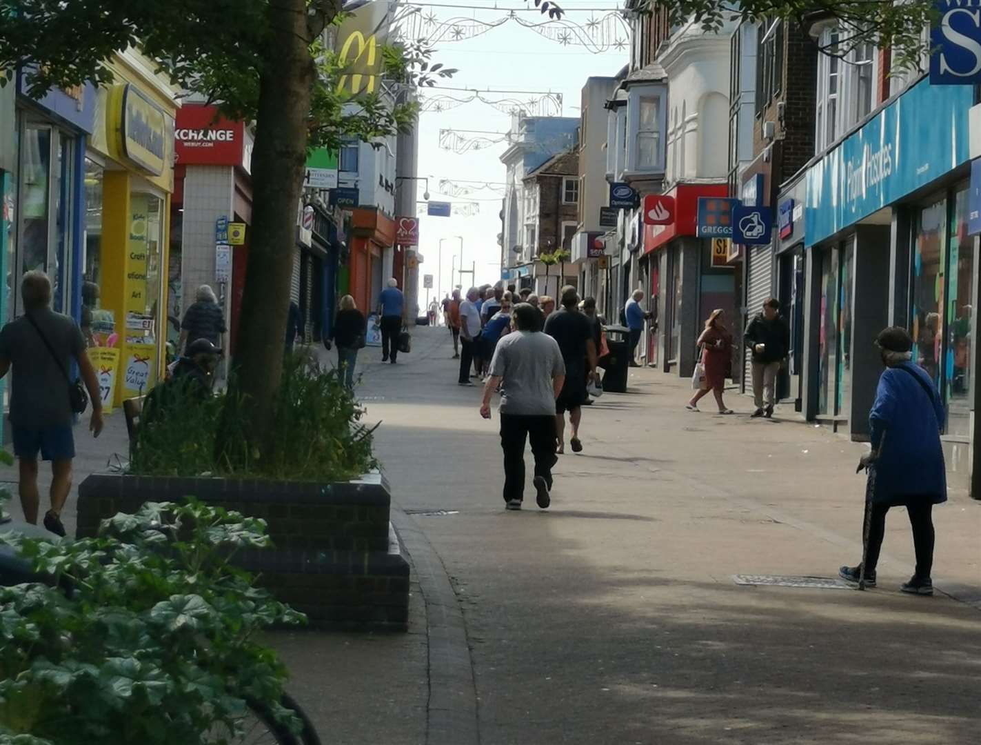 The incident happened in Margate High Street