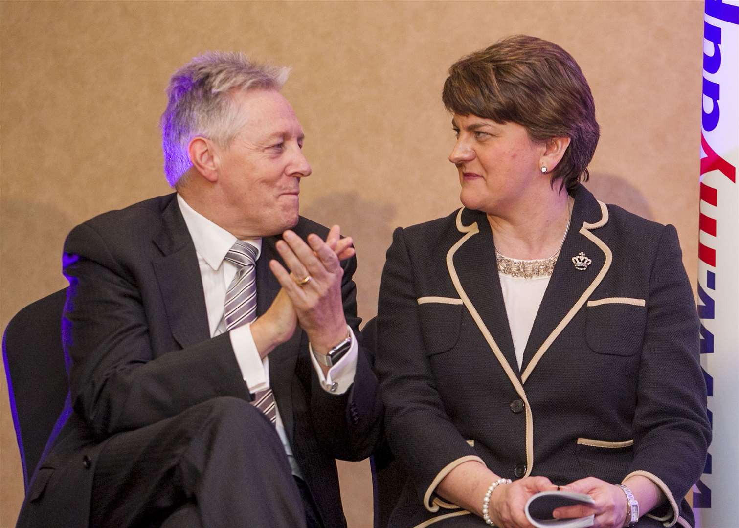 Peter Robinson said the move against Arlene Foster was ‘brutal and publicly humiliating’ (PA)