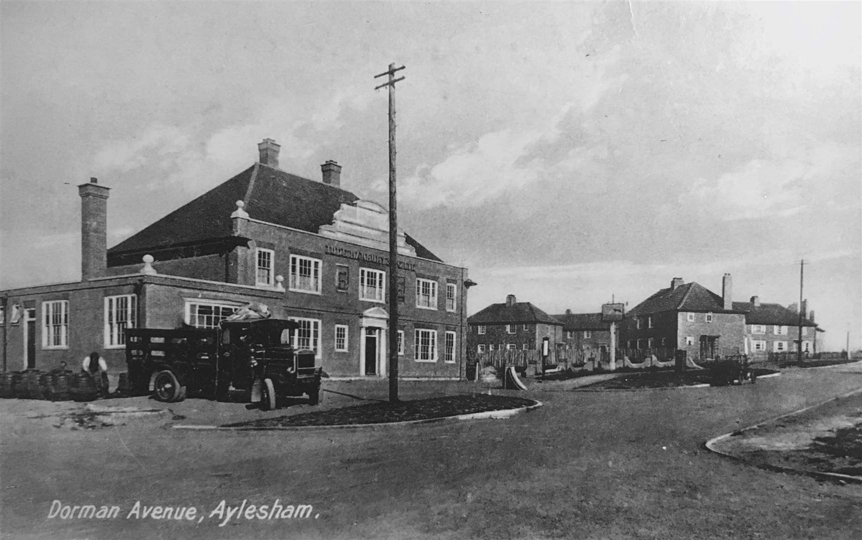 Pictures of Aylesham when the first mining occupants moved into the new homes