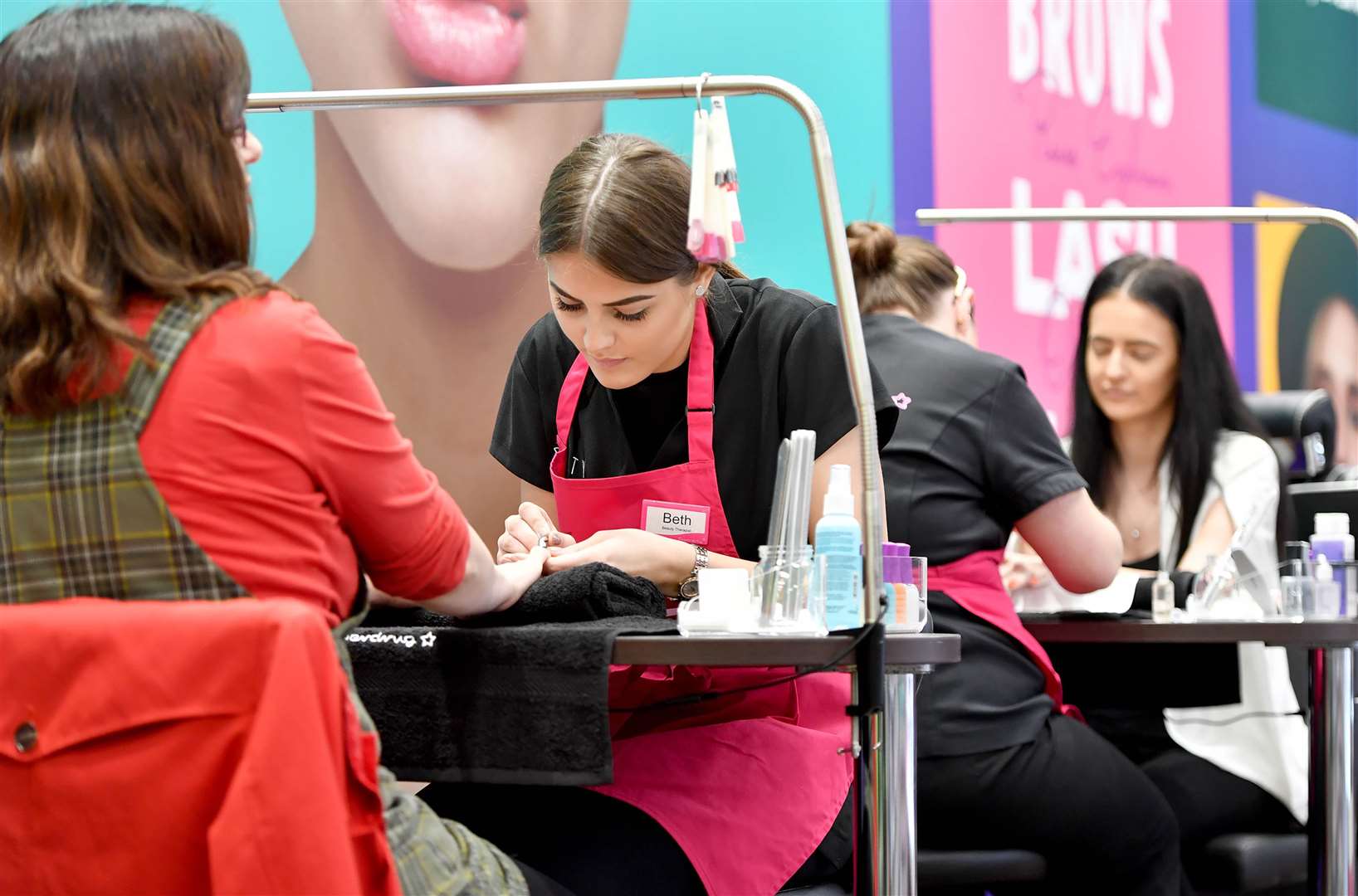 No date has been given yet for nail bars to reopen (Anthony Devlin/PA)