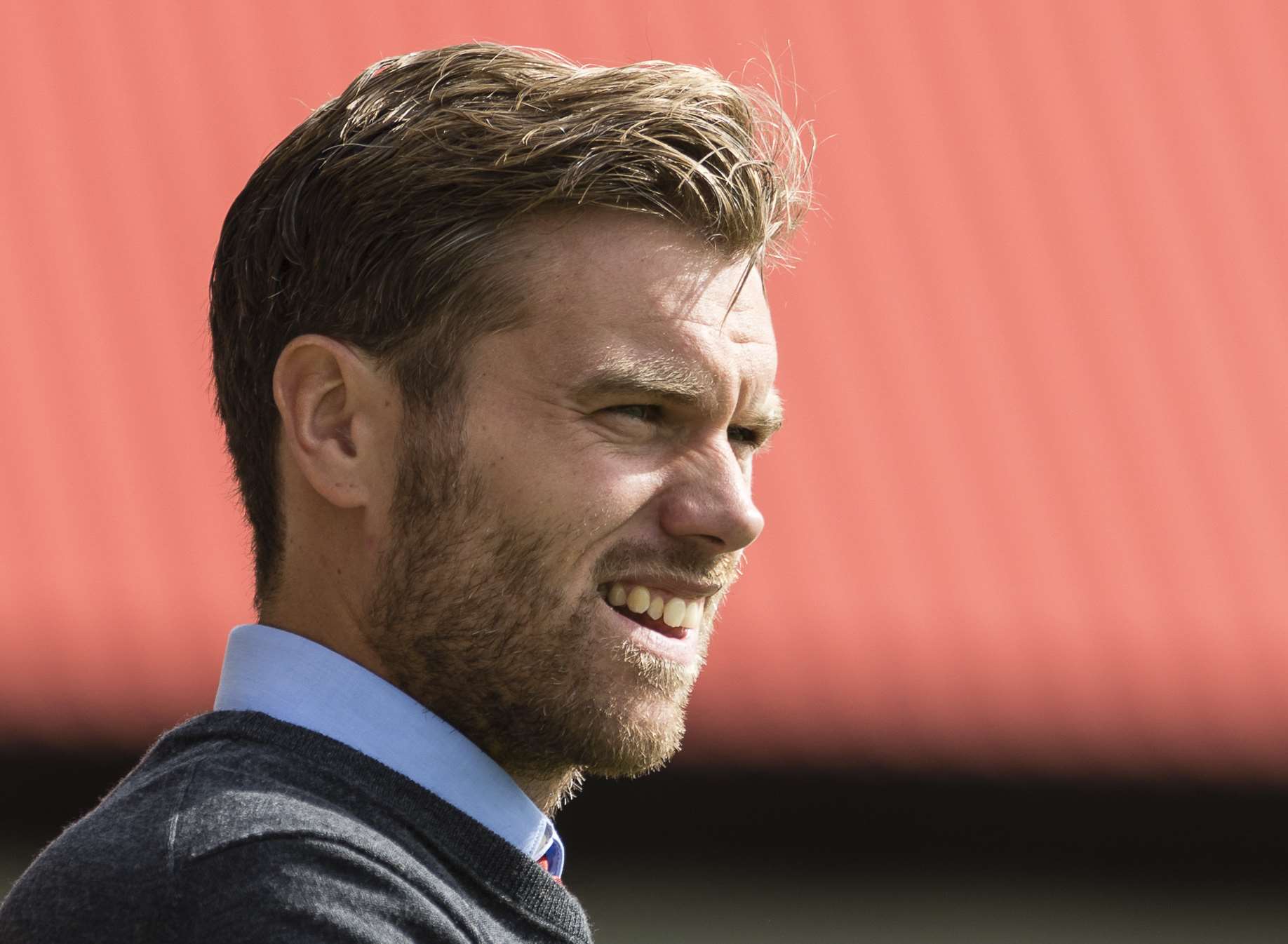 Ebbsfleet United manager Daryl McMahon Picture: Andy Payton