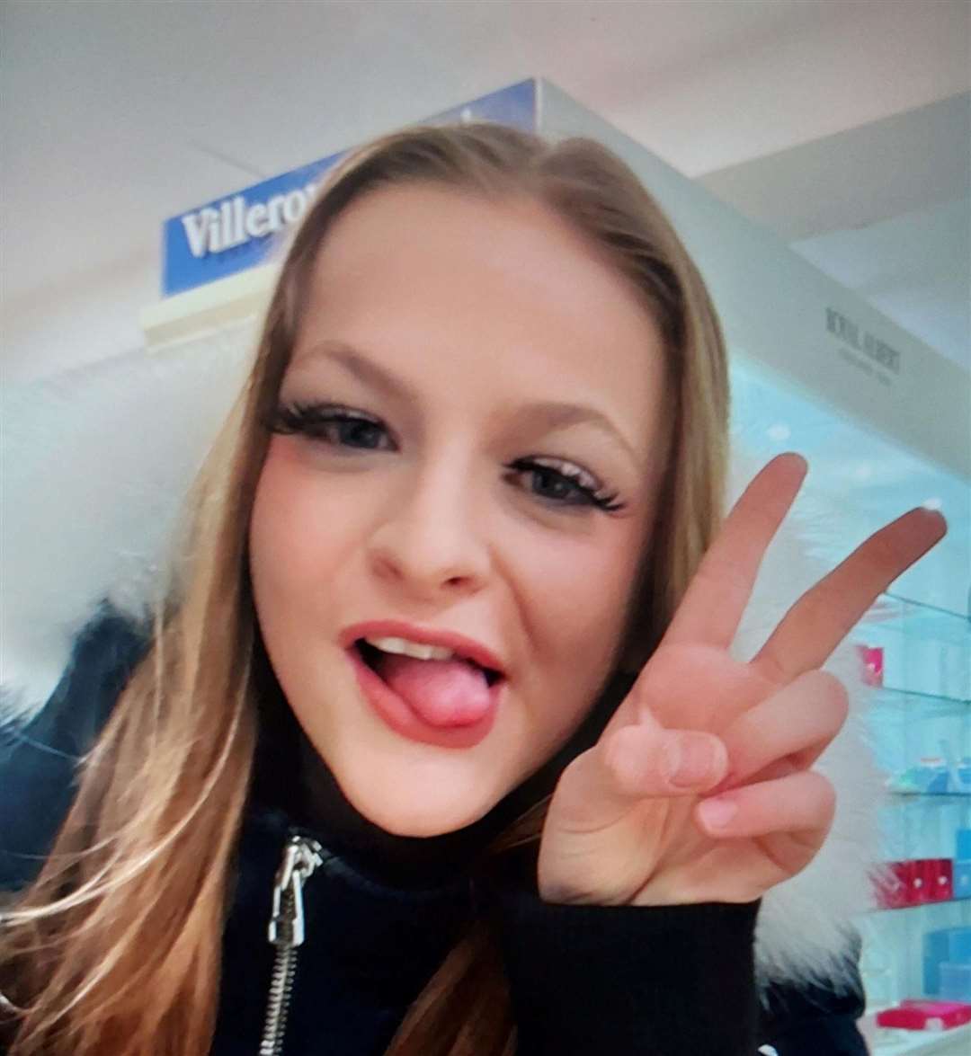 Lilly-Marie, 13, was last seen wearing her school uniform. Picture: Kent Police