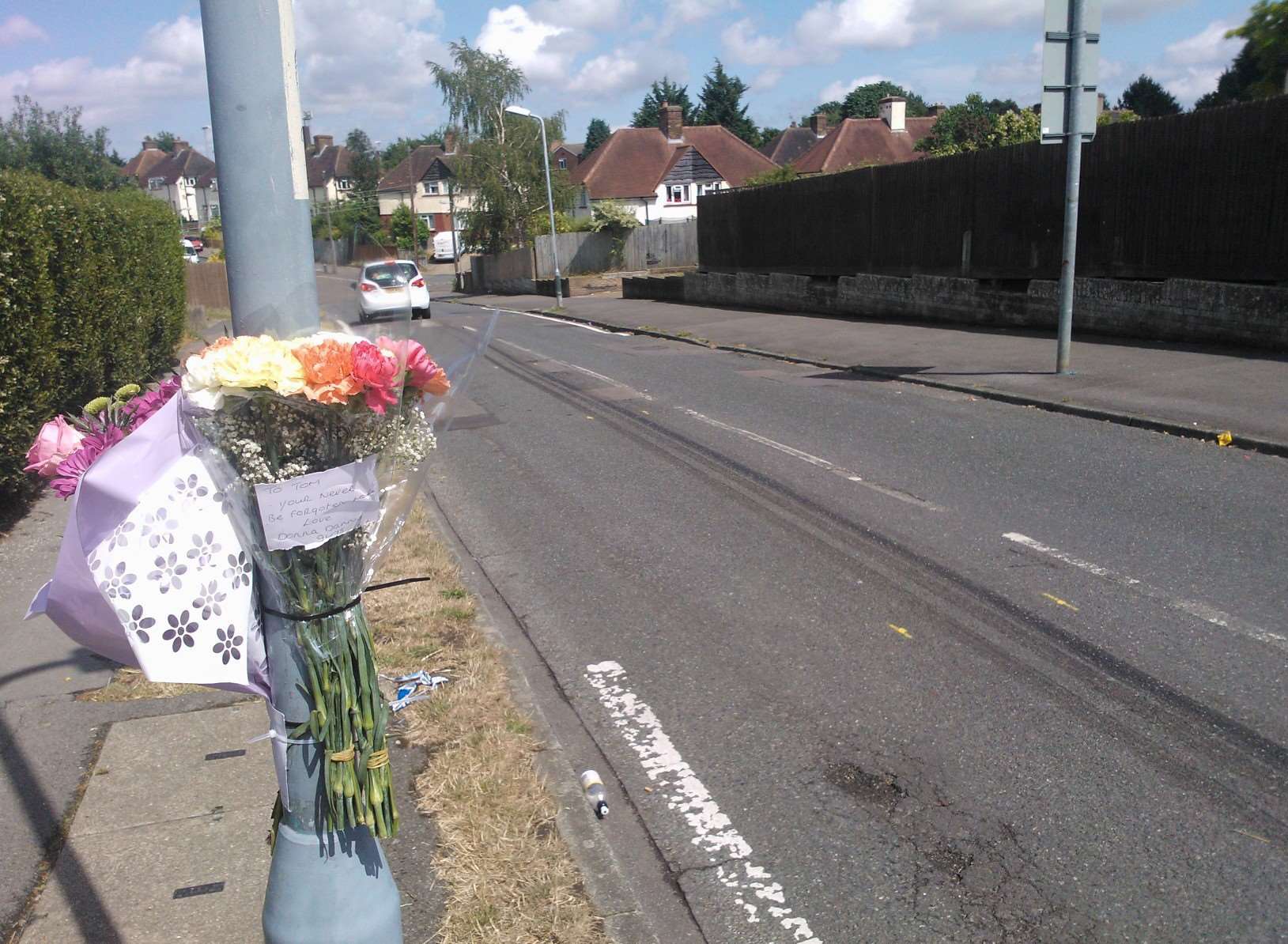 Thomas Rossiter was allegedly murdered in a hit-and-run in Lynden Way, Swanley