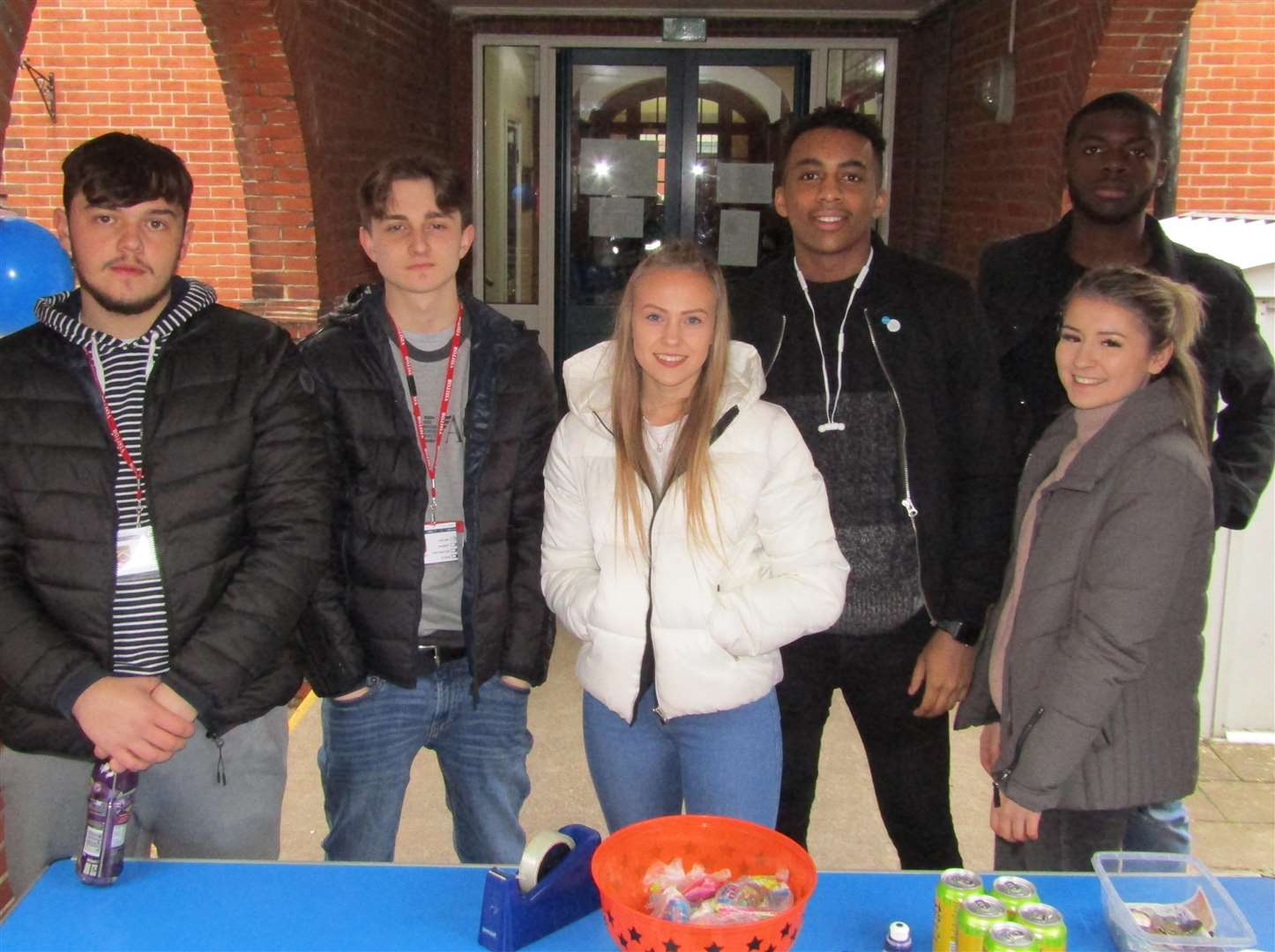 Sixth formers organised a non-uniform day and tuck shop in memory of Georgia Mann