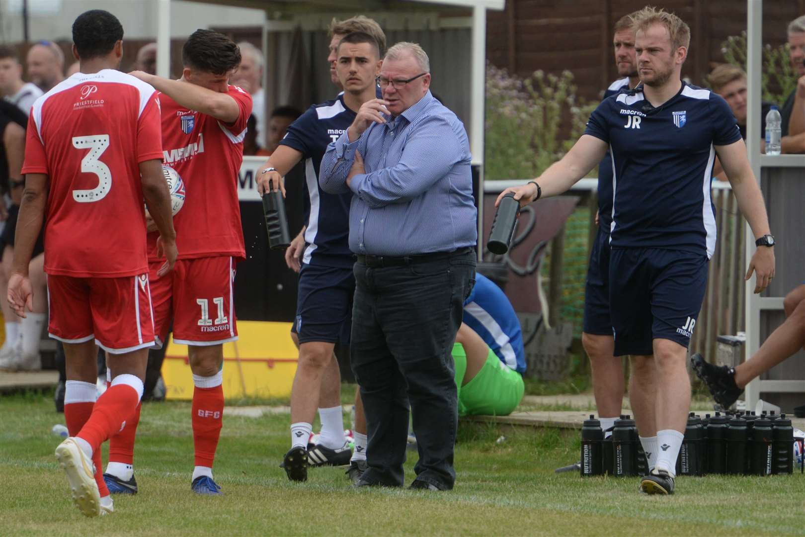 That could be you on the Gills touchline...sort of...