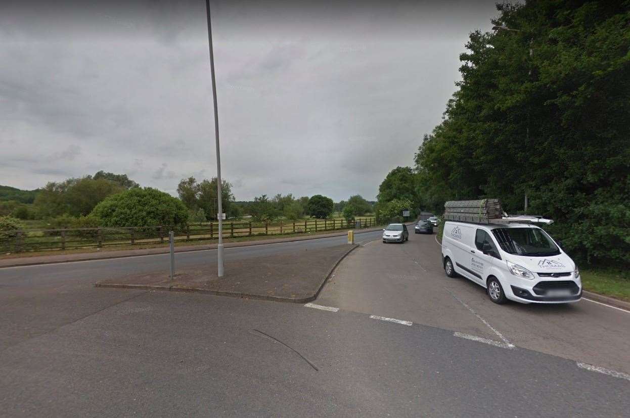 The incident took place along the A28 in Thanington, Canterbury. Picture: Google