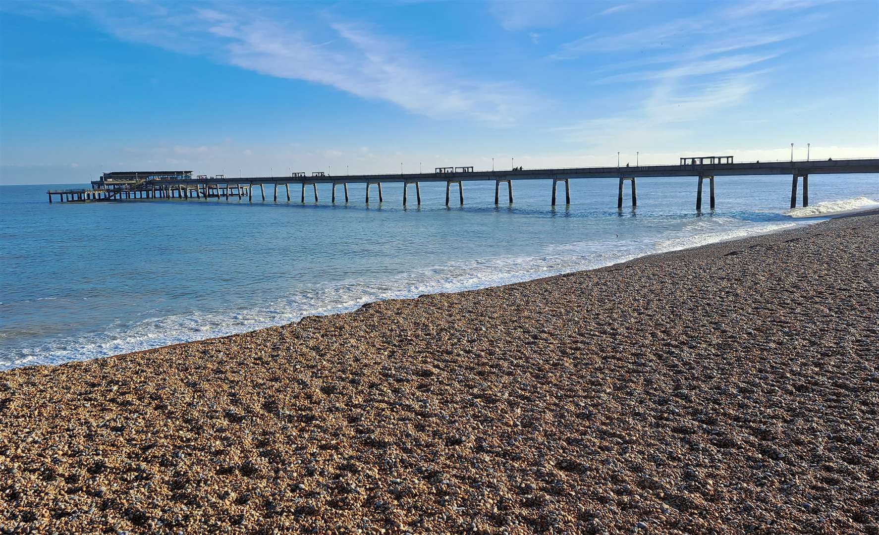 Deal’s beach and its pier