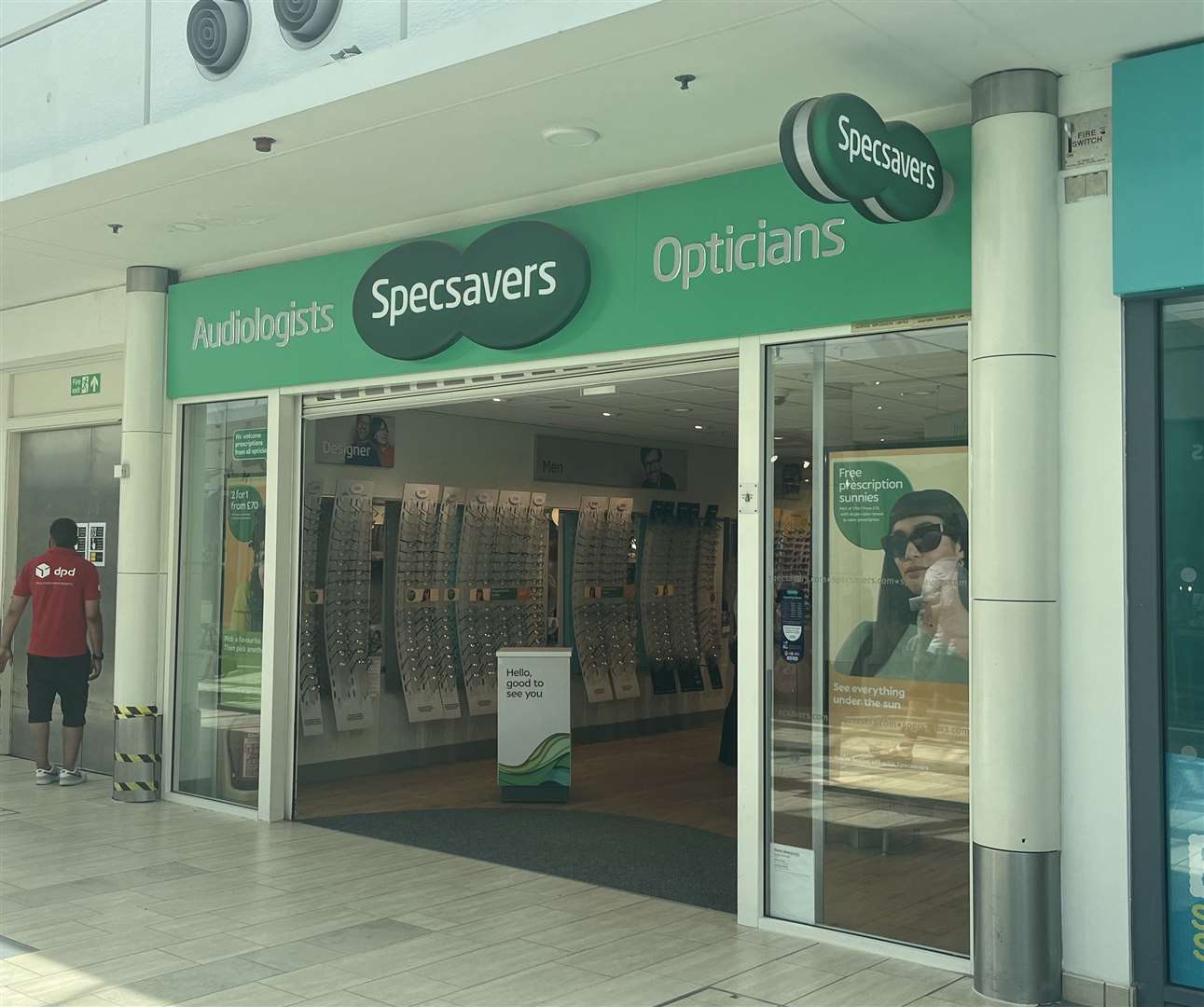 Specsavers is moving from its existing unit next to EE in County Square; it is unclear what will happen to its current home