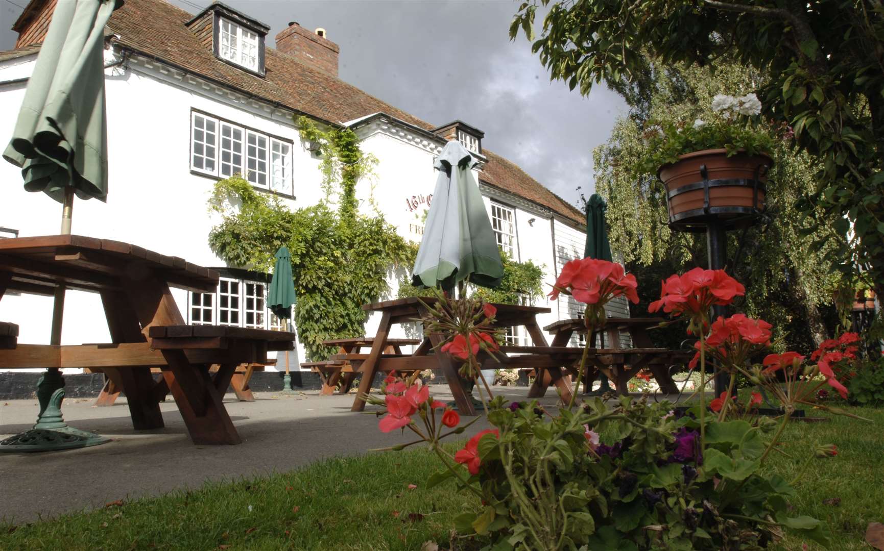 The Woolpack pub in Warehorne, near Ashford