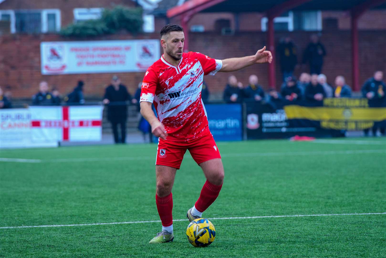 Craig Stone was one of Ramsgate’s key men in 2023/24 but his promotion hopes ended in disappointment Picture: Stuart Watson