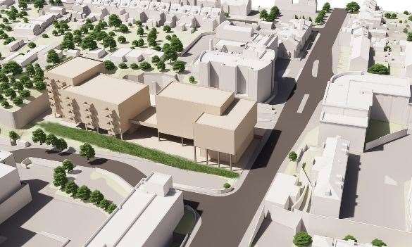 Plans for a new hotel on West Hill, Dartford