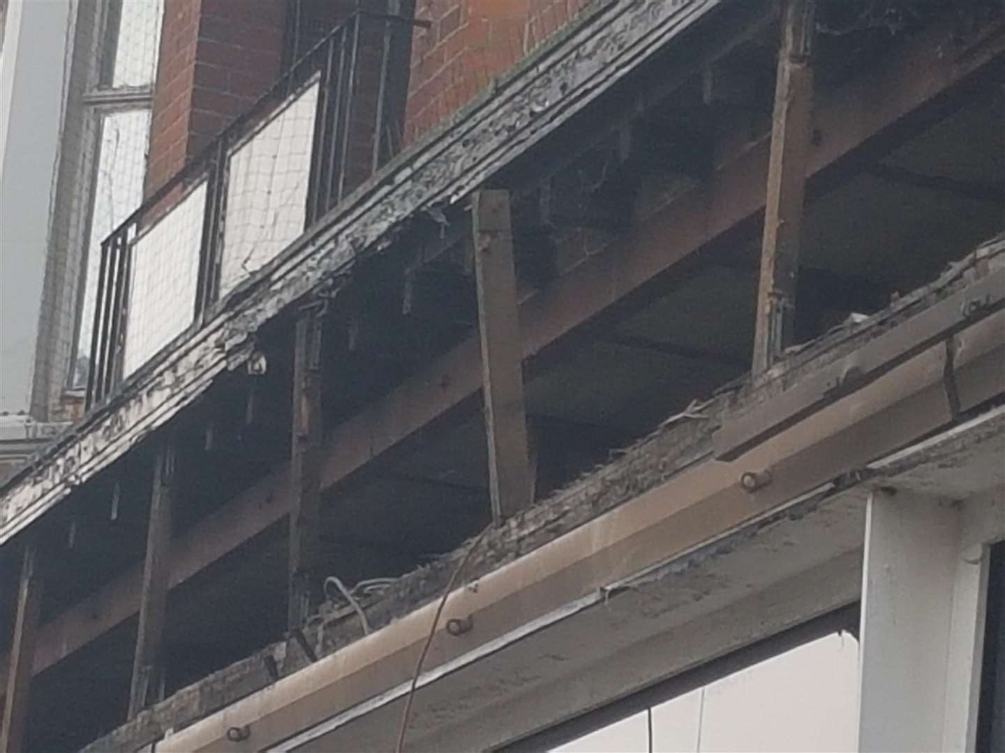 The remaining timber on the building. Photo: Sean Axtell (3878410)