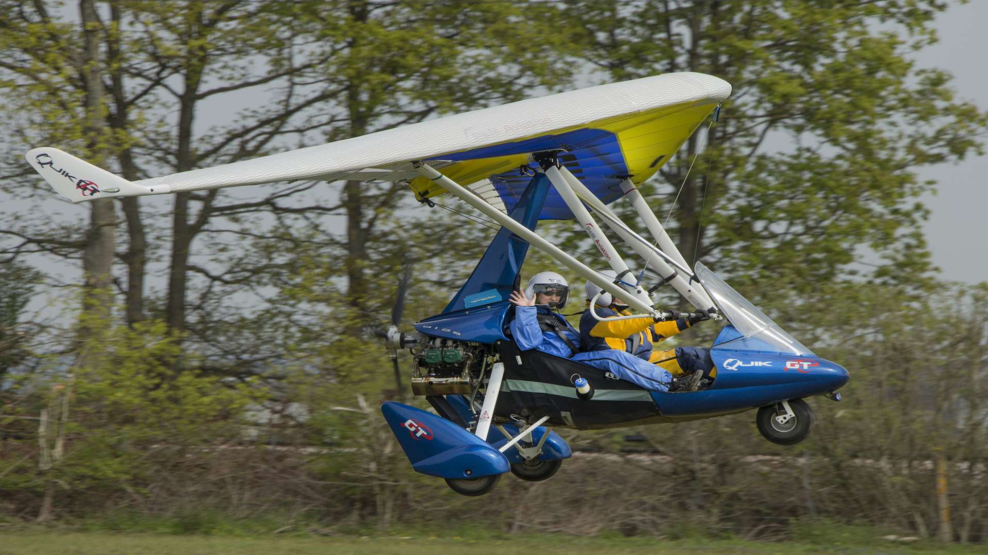 The new aircraft takes to the sky