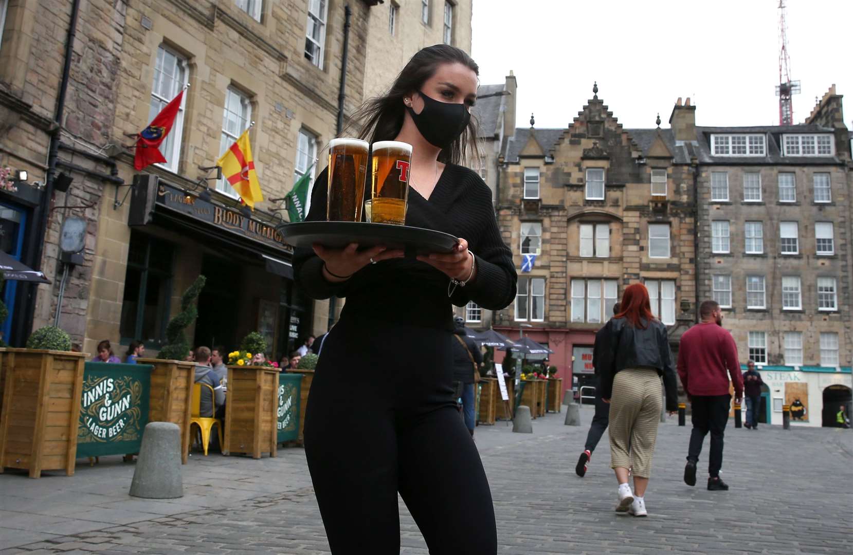 Pubs could once again sell alcohol indoors as well as out of doors if Scotland moves to Level 2 restrictions. (Andrew Milligan/PA)