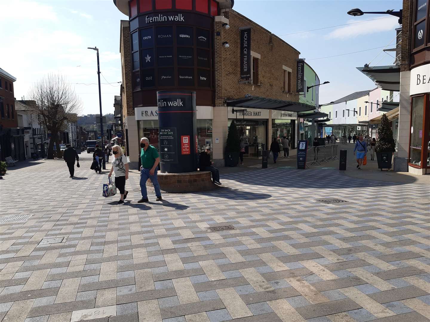 The top of Fremlin Walk