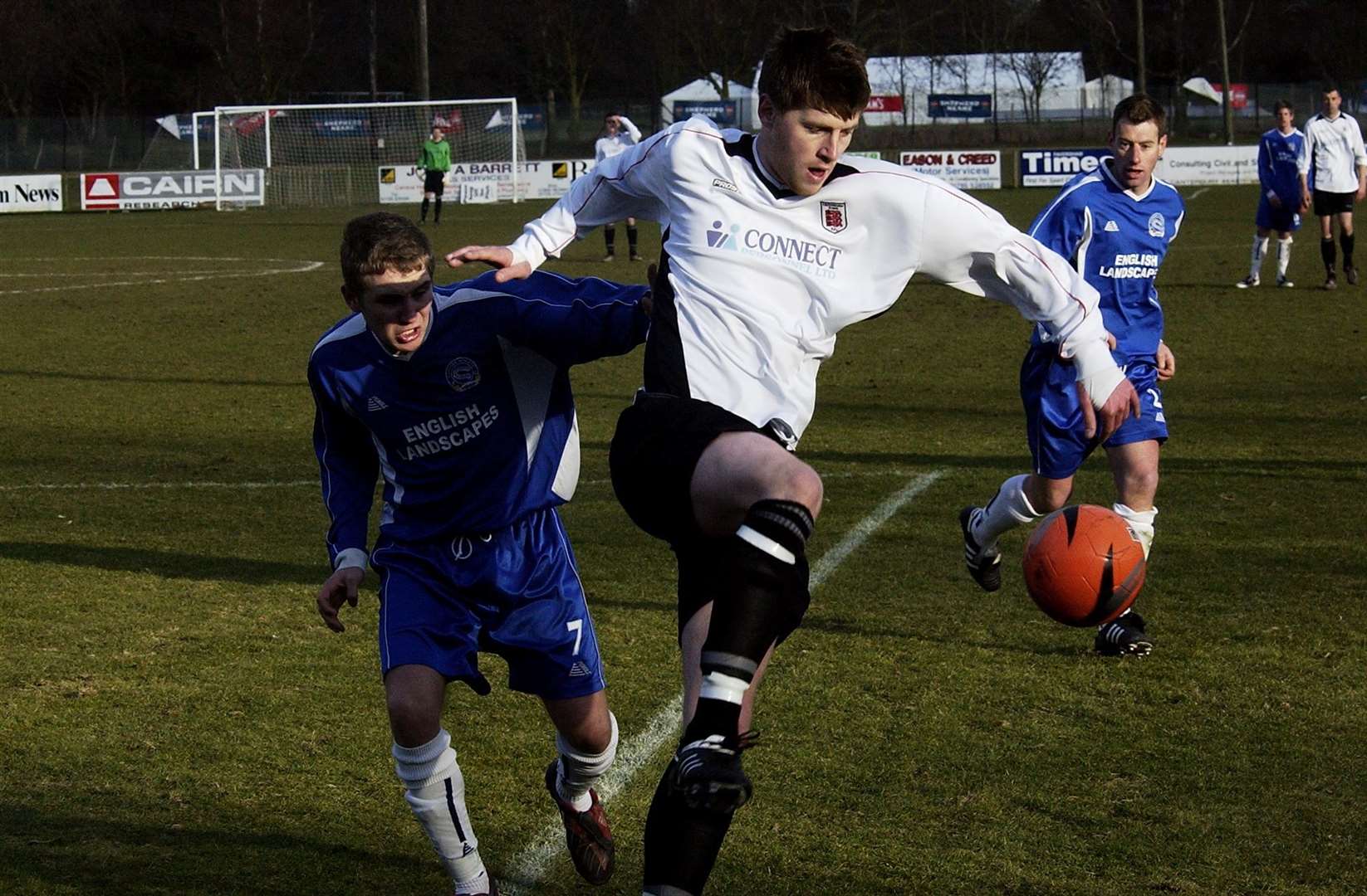 Faversham Town up against Deal Town in their title winning season