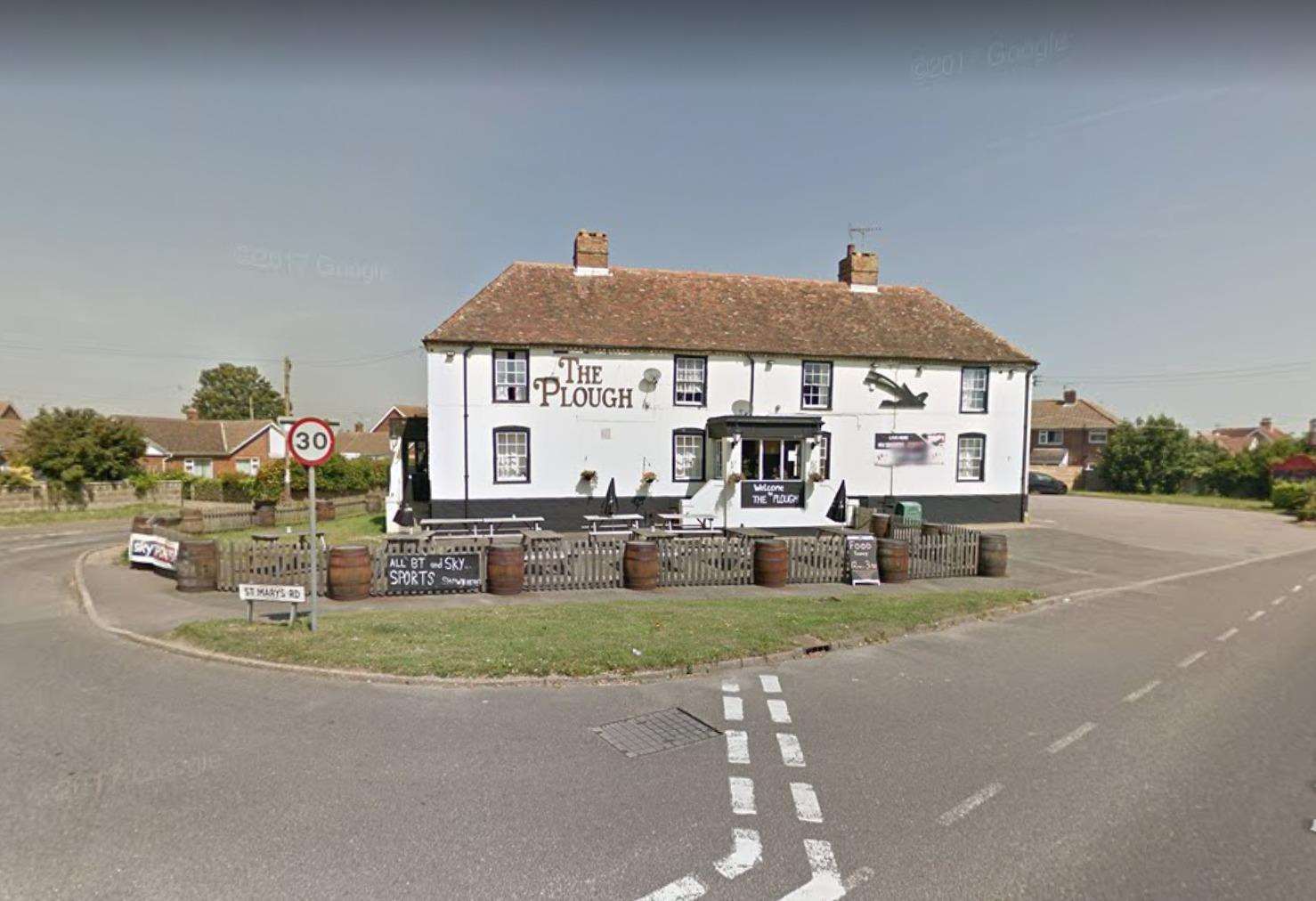 The Plough Inn pub in New Romney. Credit: Google Maps (1413732)