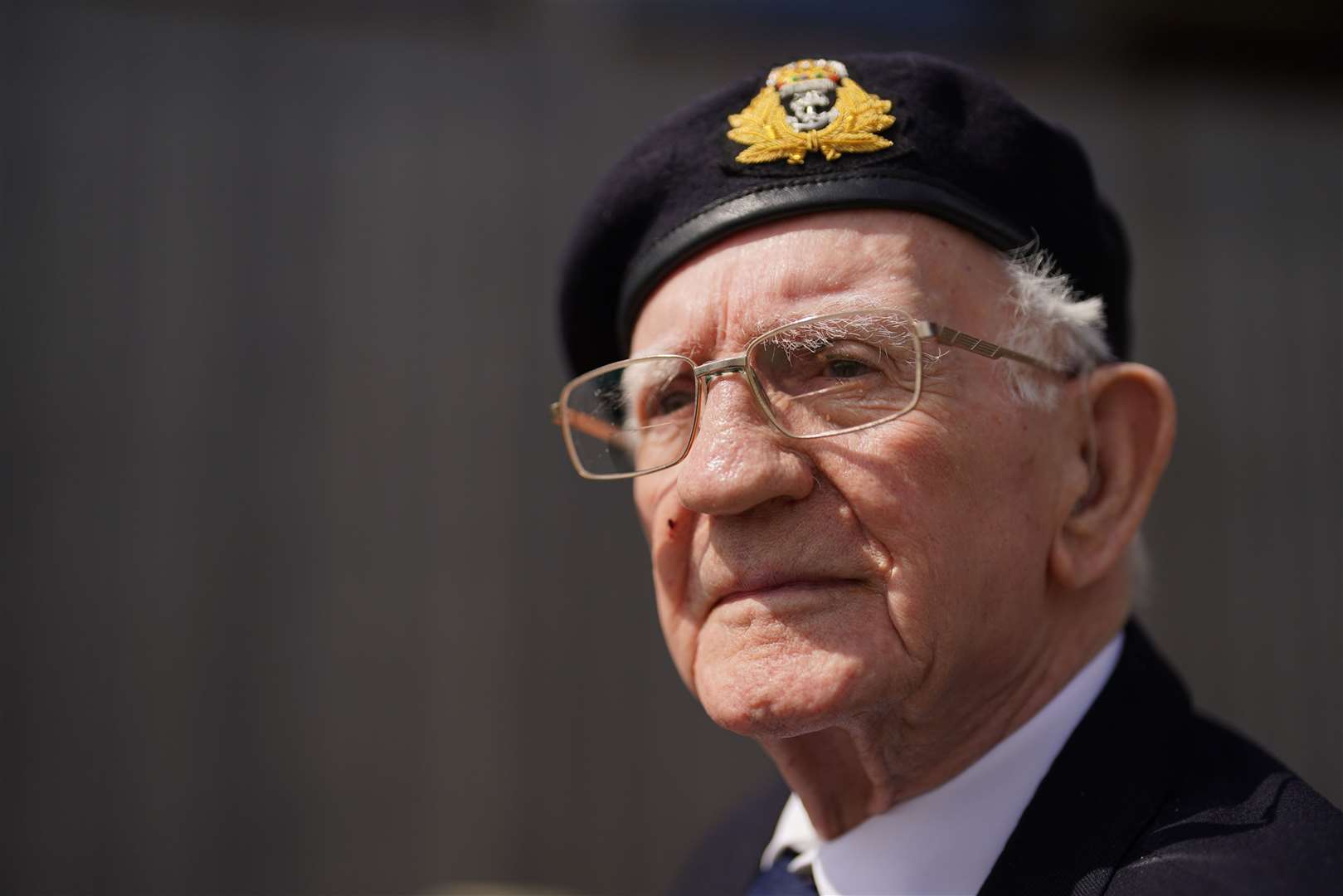 Veteran Phil Sweet at the National Memorial Arboretum in Staffordshire on Thursday (Jacob King/PA)