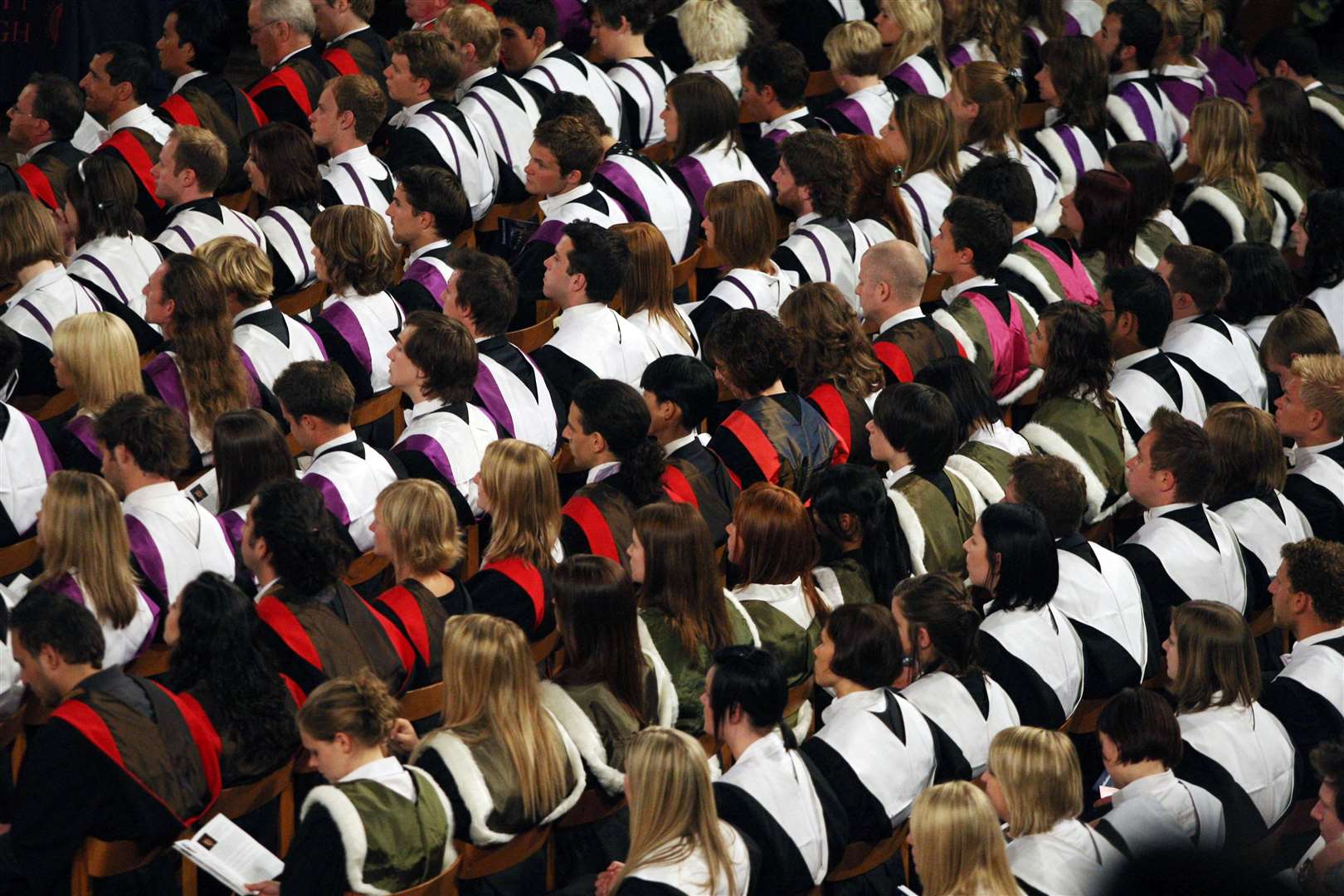 University of Stirling students who missed out on graduation ceremonies during the pandemic are now being celebrated (PA)