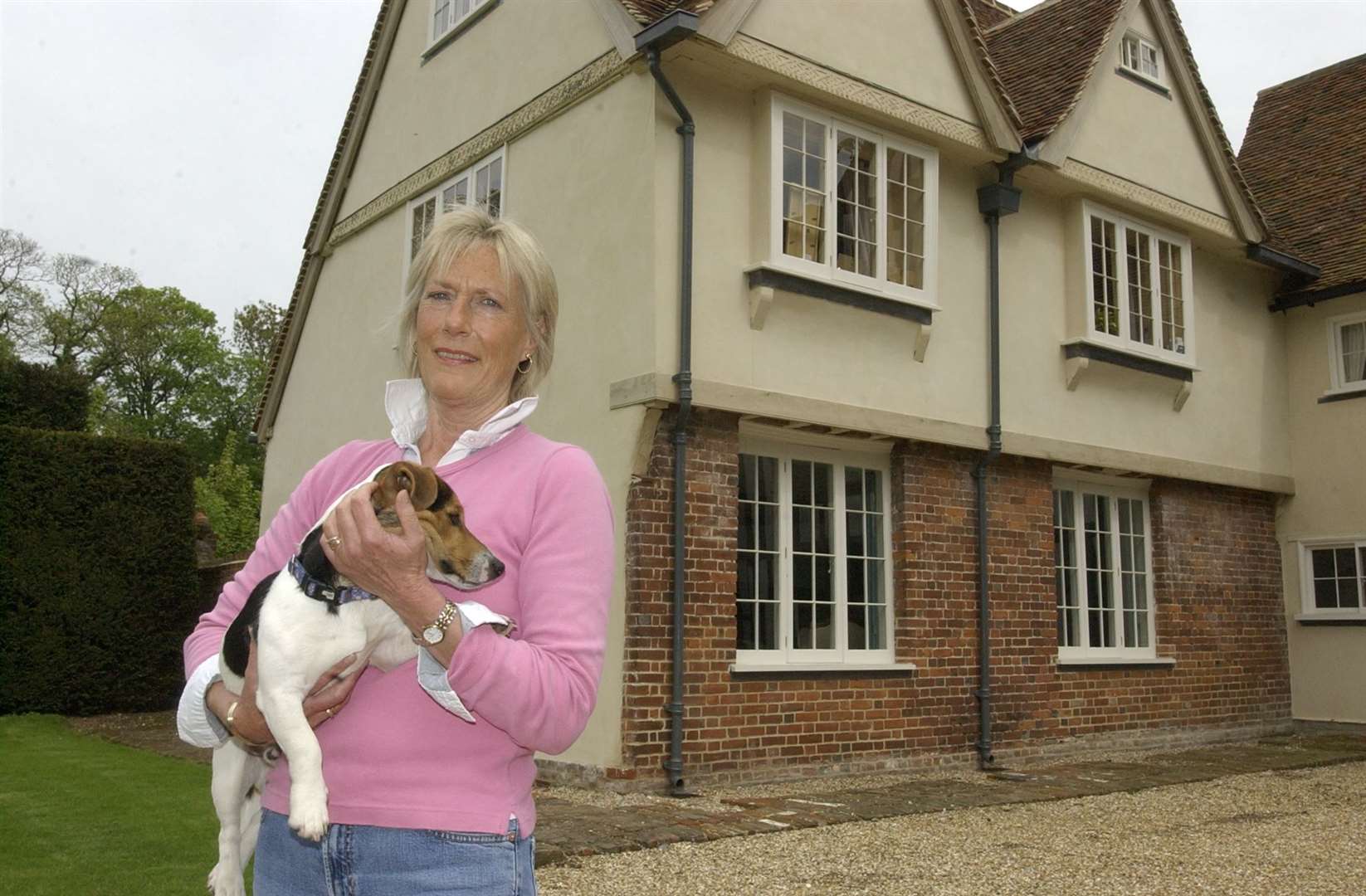 Princess Olga Romanov outside her home near Faversham