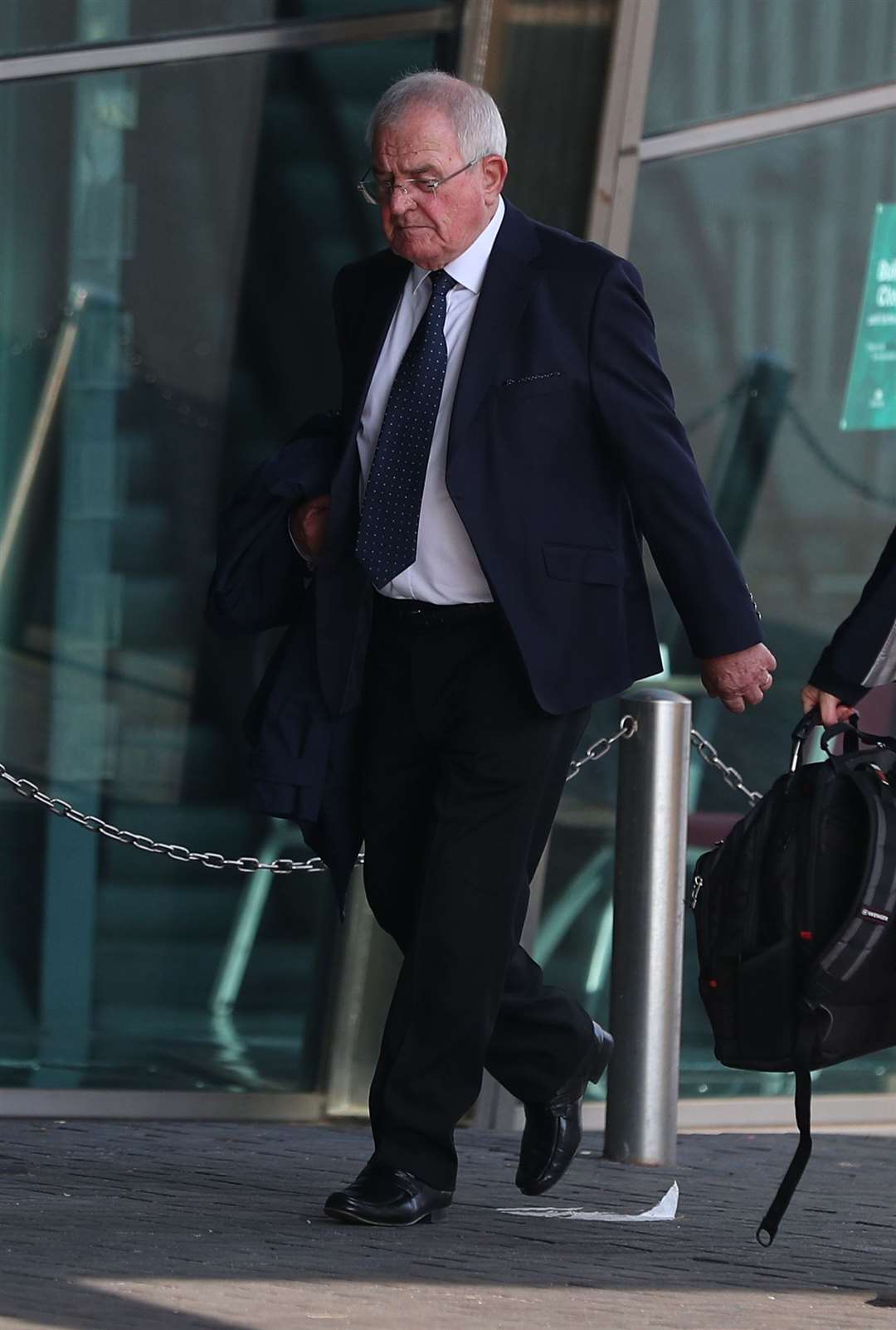 Retired South Yorkshire Police officer Donald Denton outside the Lowry Theatre, Salford (Peter Byrne/PA)