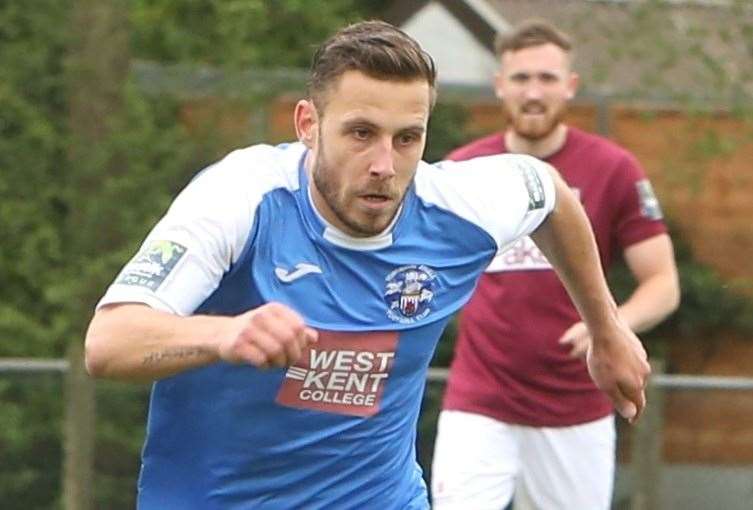 Tonbridge's Craig Stone is firing up his team-mates Picture: David Couldridge