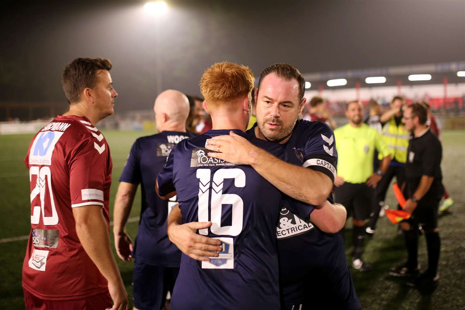 Danny Dyer will be part of the Sellebrity Soccer team at Chatham Town FC. Picture: Max English/@max-ePhotos