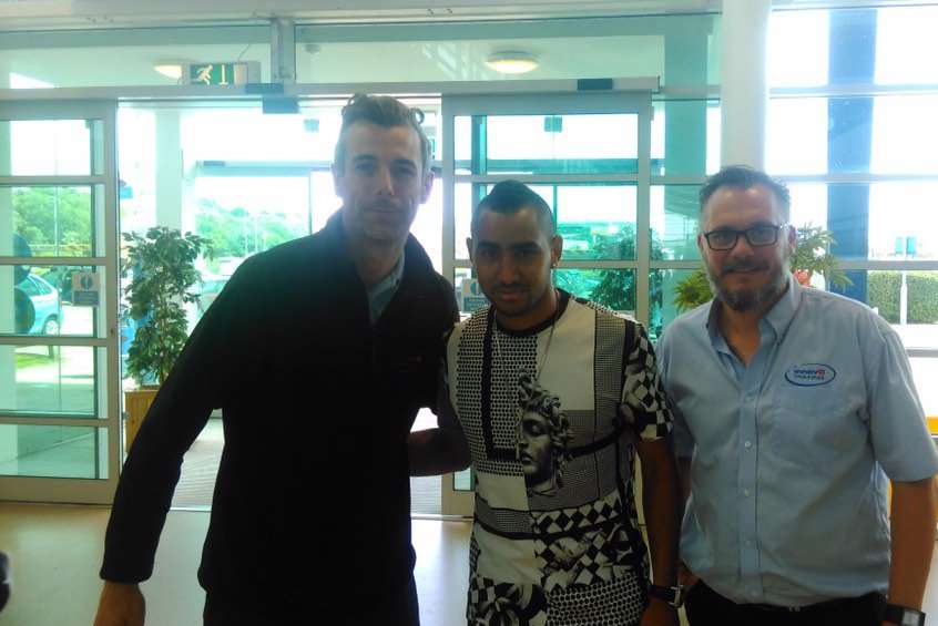 Dimitri Payet caused a stir in Folkestone. Picture courtesy of Justin Allen