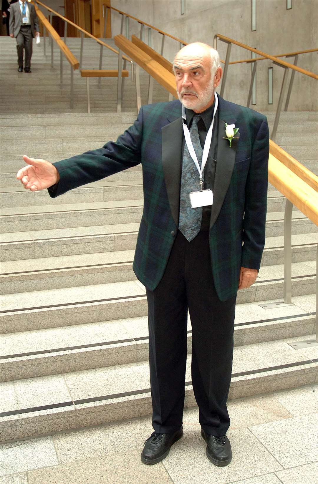 Sir Sean Connery at the opening of the Scottish Parliament in Edinburgh (Michael Boyd/PA)