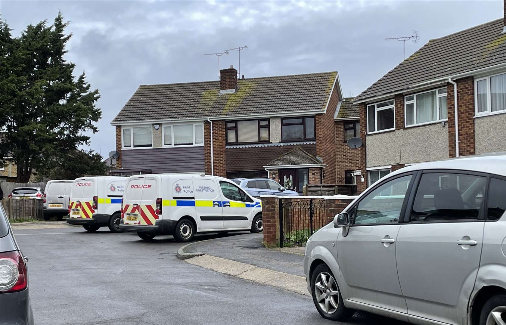 Police are in Medway Close, Sittingbourne