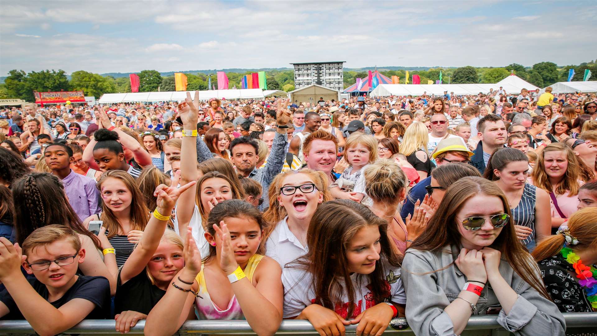 The crowds at last year's Big Day Out in Mote Park Picture: Matthew Walker
