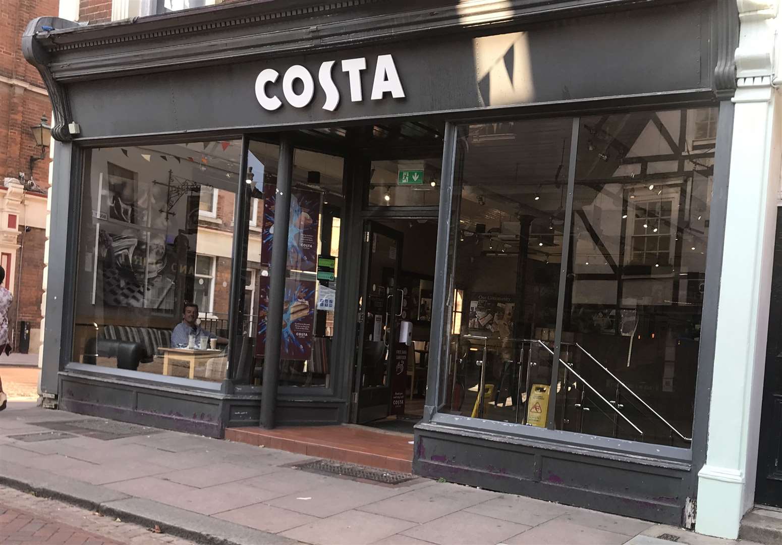 Costa was seen as a threat to other traders when it moved in