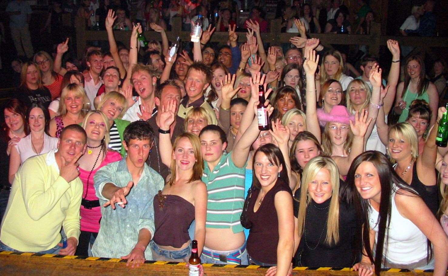 Chico fans waiting for the star at Jumpin Jaks in 2006