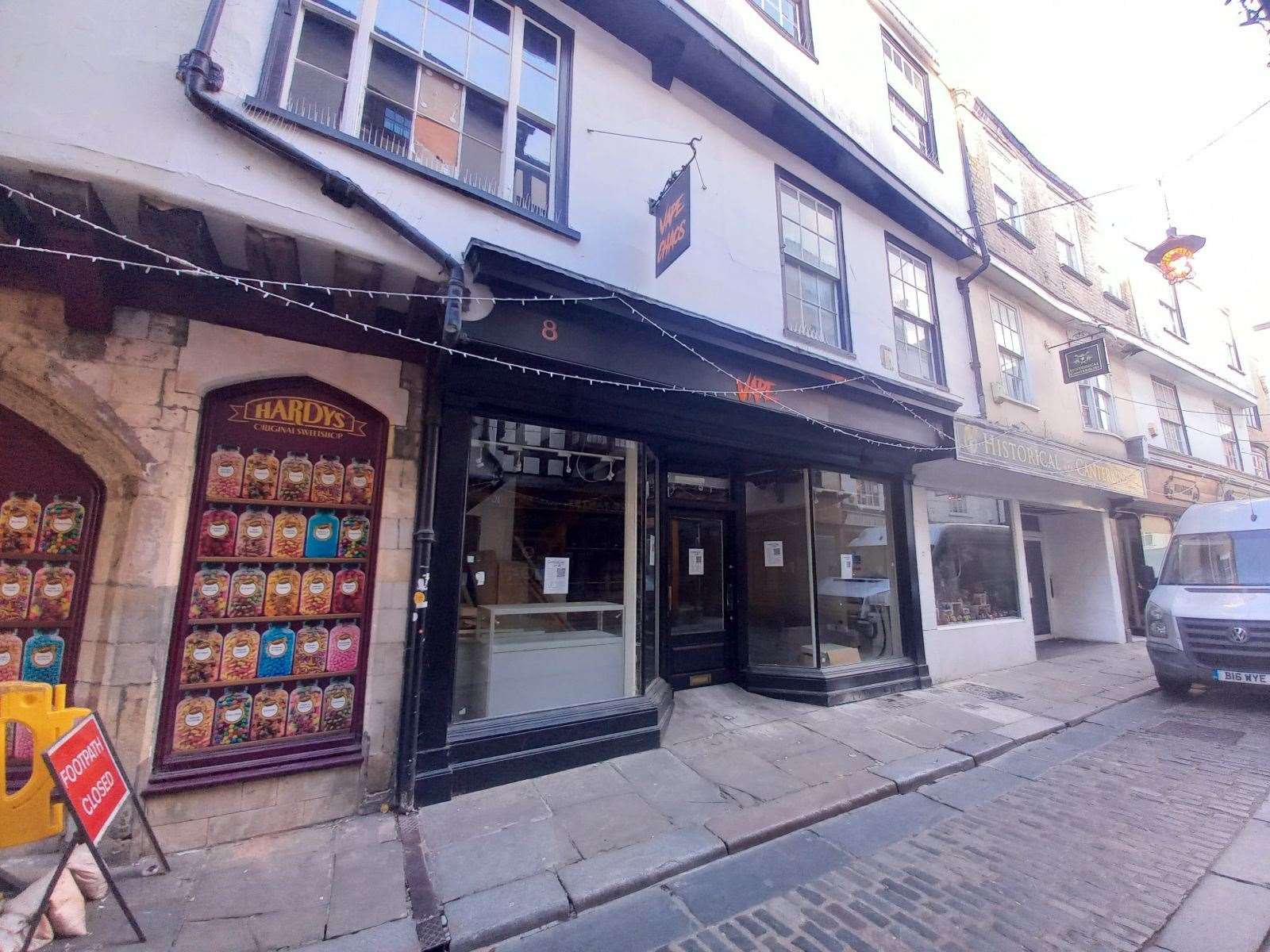 Pip Harris plans to launch Canterbury Tails Cat Cafe in a former vape shop in Mercery Lane, Canterbury