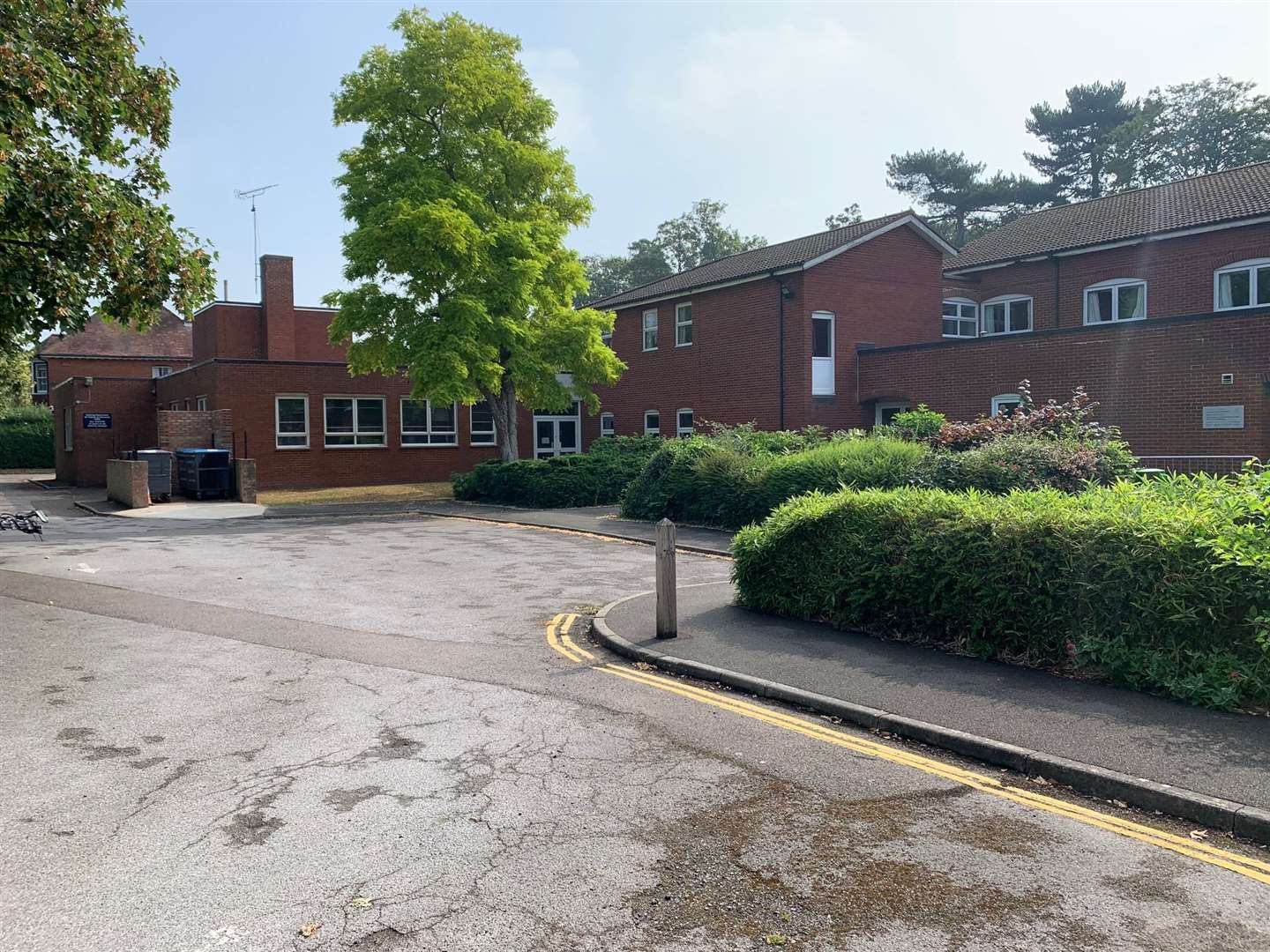 The school's A Level results day was a much quieter affair than in previous years