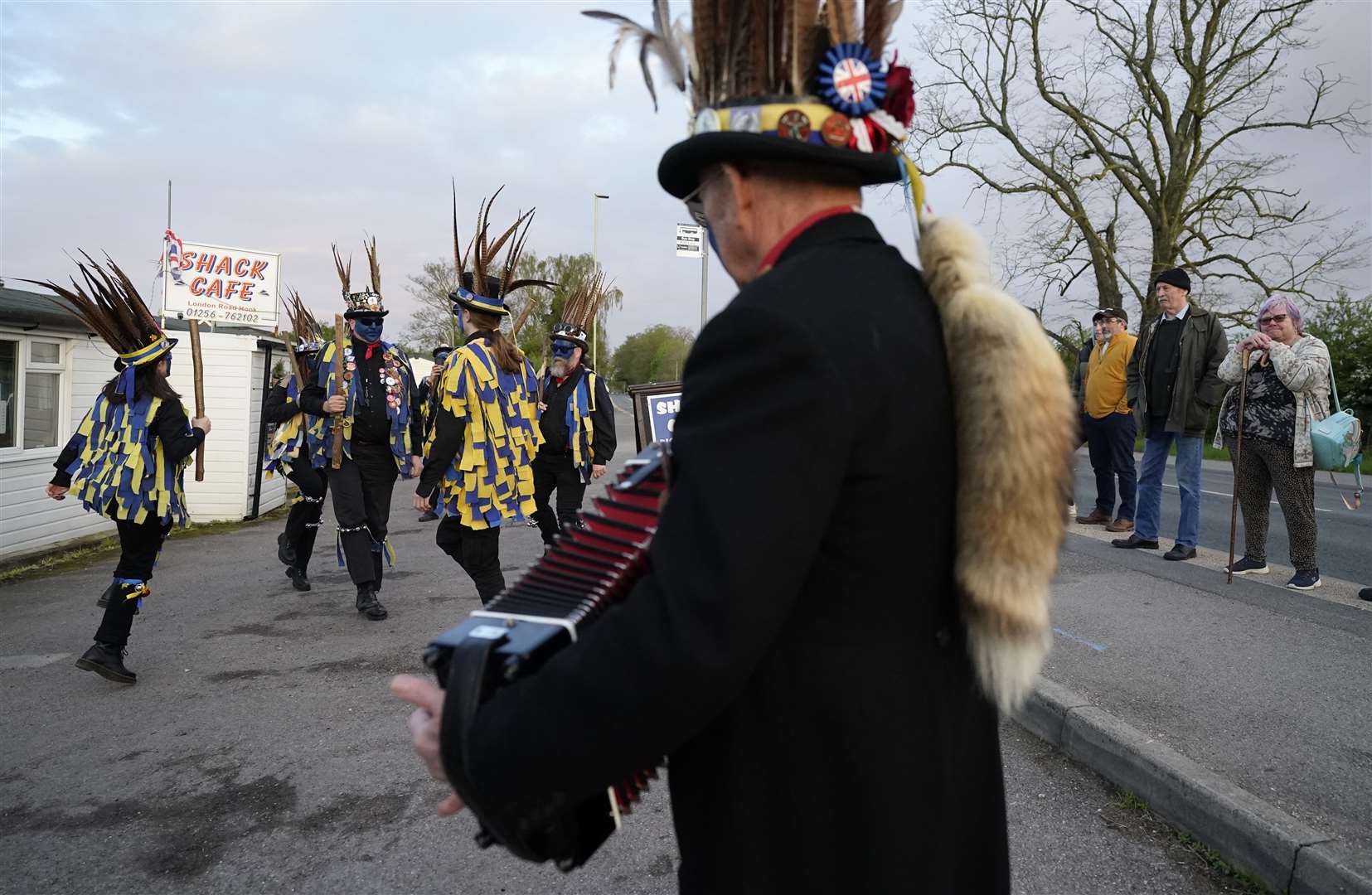 The Hook Eagle Morris Men (Andrew Matthews/PA)