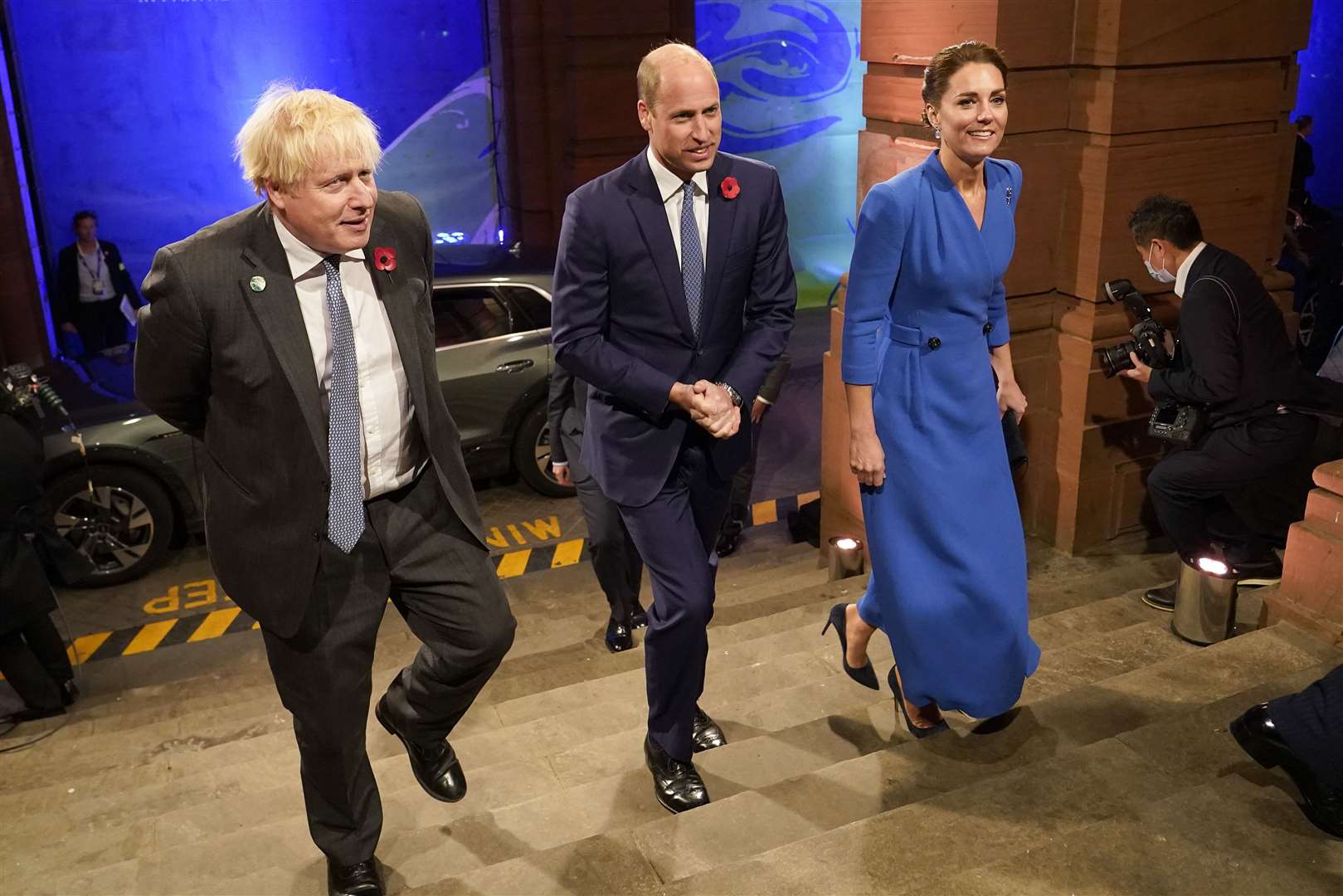 The Duke and Duchess of Cambridge and the Prime Minister were among those who attended the reception (Alberto Pezzali/PA)