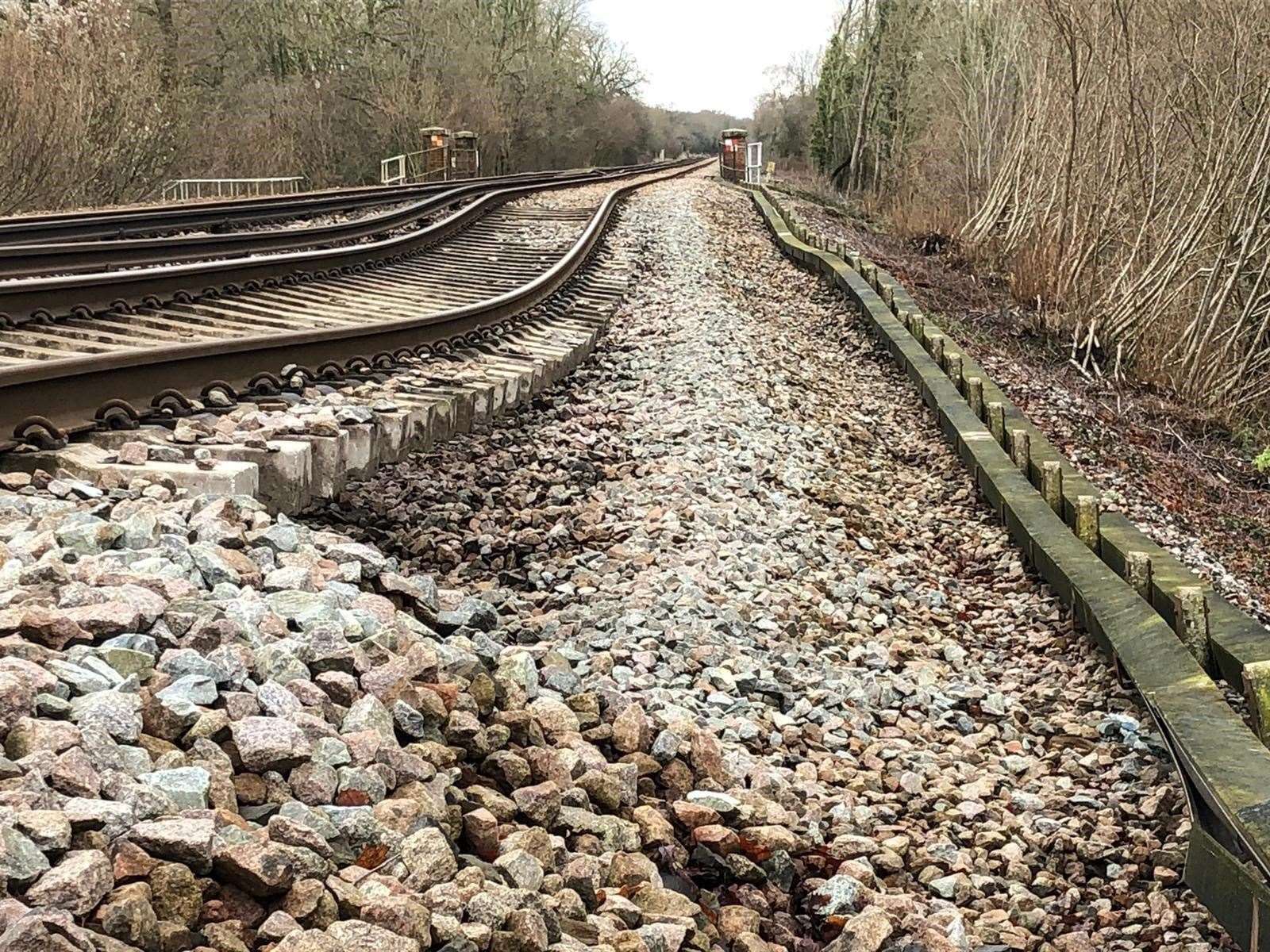 The landslip near Godstone