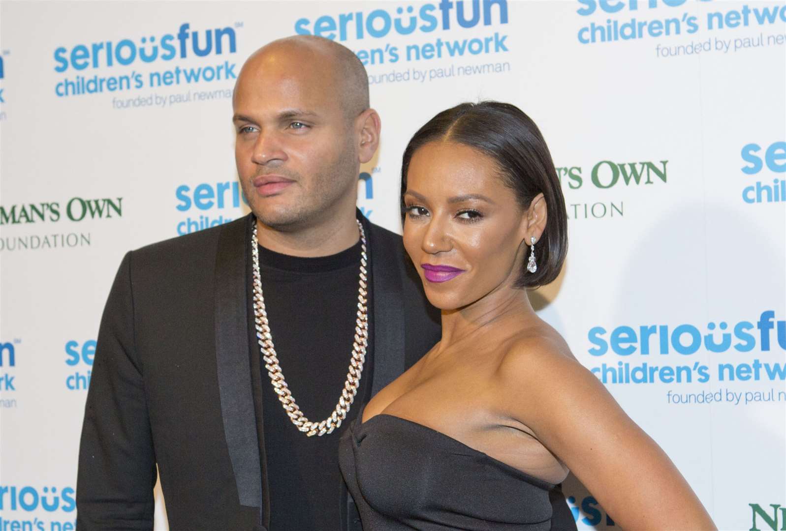 Melanie Brown with her former husband Stephen Belafonte (Rick Findler/PA)