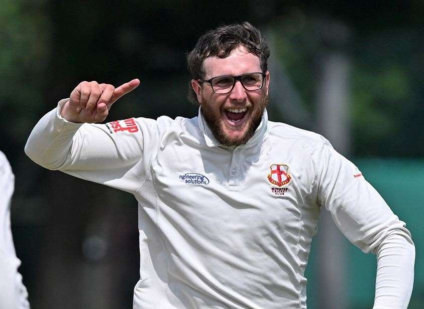 Kai Appleby scored a second ton in as many weekends as Minster move closer to the title Picture: Keith Gillard