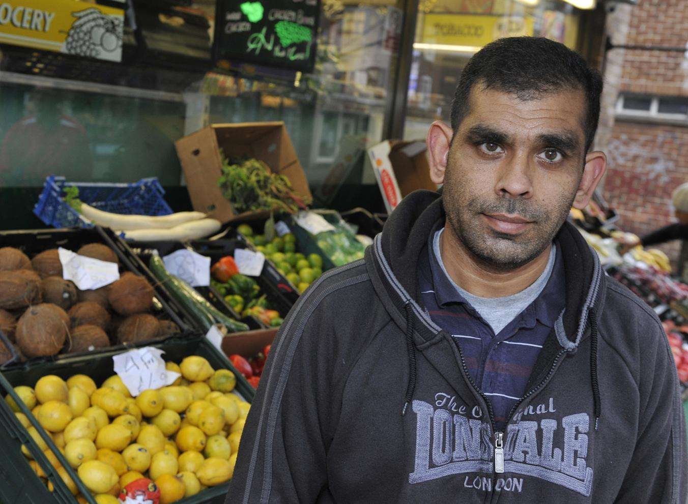 Ishtiaq Ahmed was prosecuted for selling rotten fruit and veg.