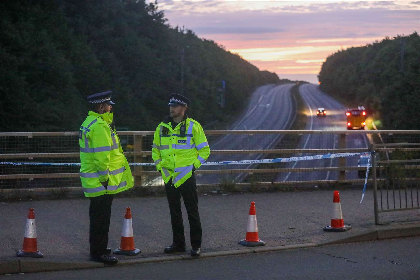 Police at the scene Picture: A249