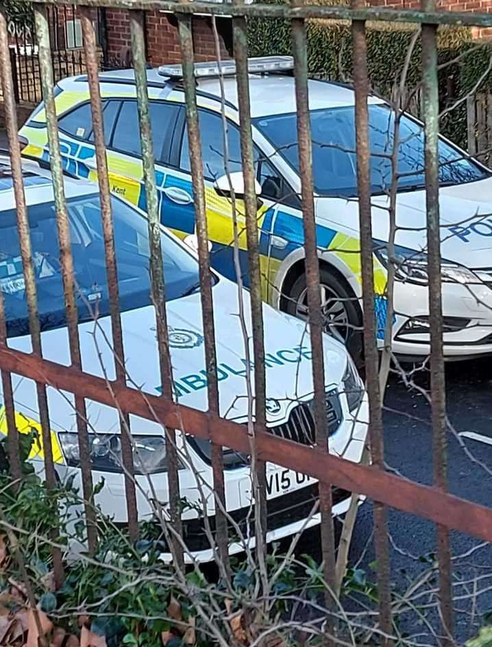 Emergency services in Wakeley Road, Rainham