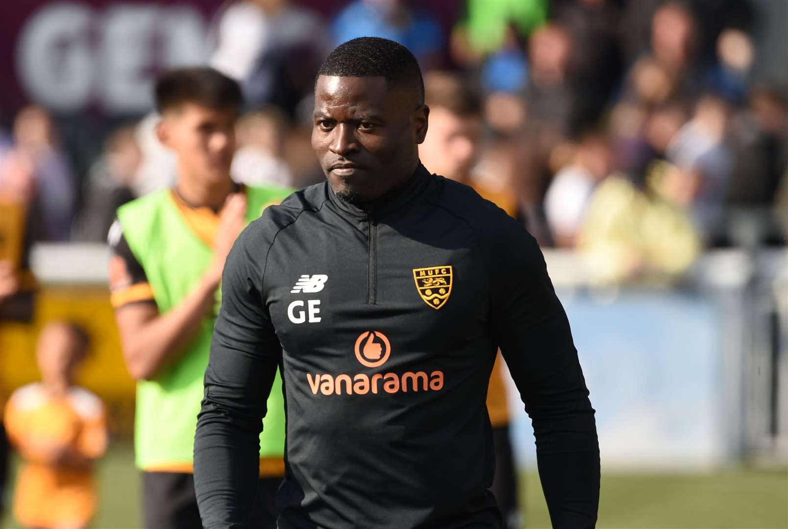 Maidstone United manager George Elokobi. Picture: Steve Terrell