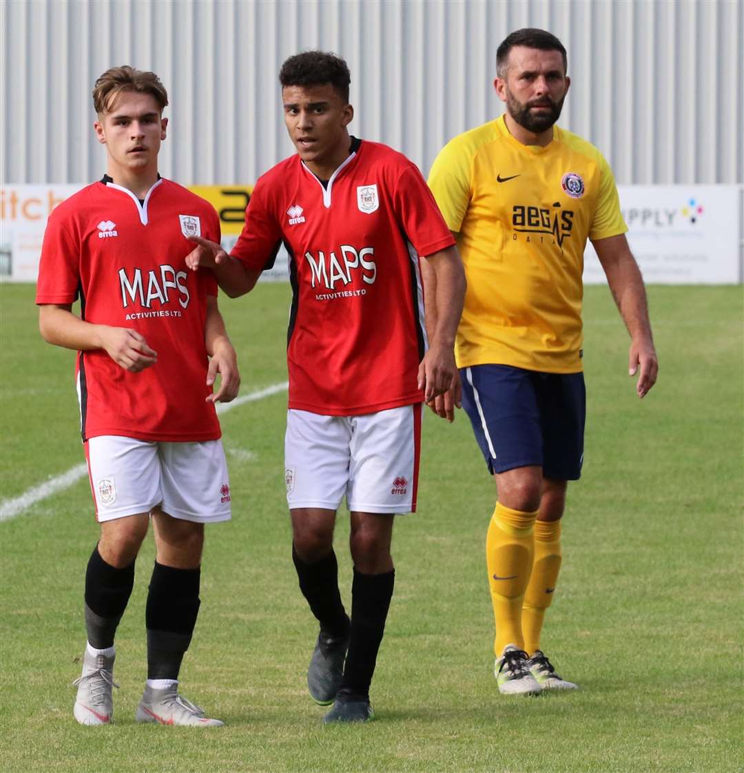 Chatham's Luis Dos Santos. Picture: Steve Povey