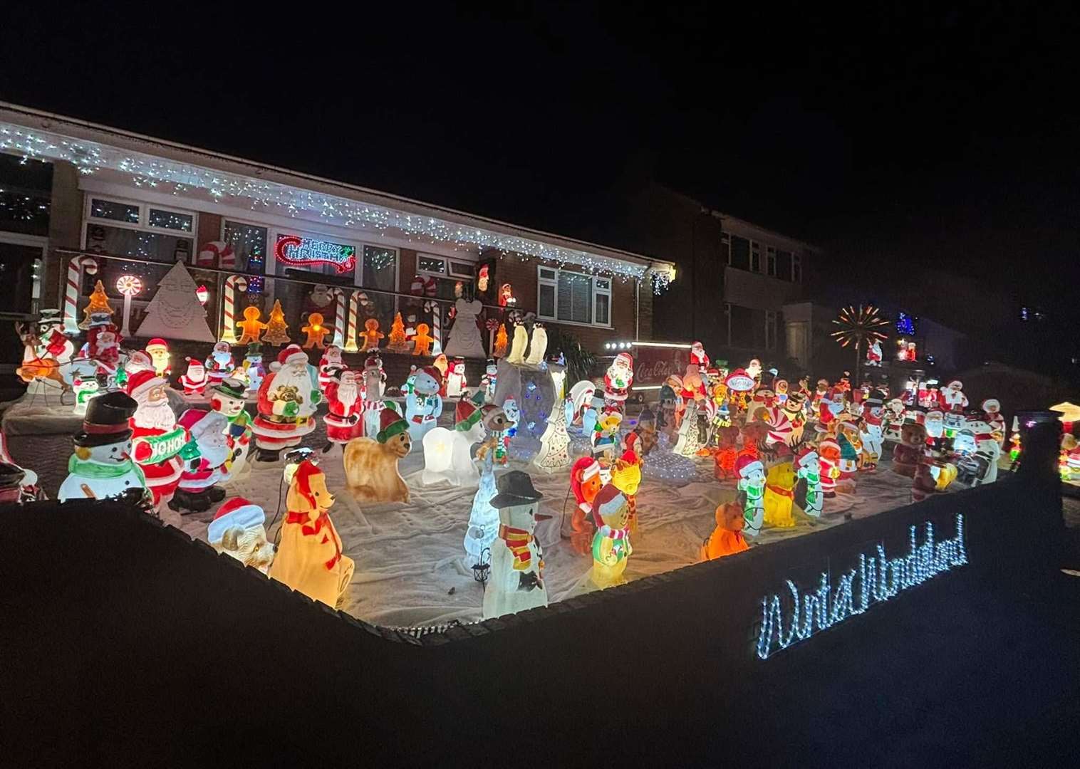 A festive favourite is the Kingsway lights near Darland Banks in Gillingham. Picture: Zoe Murphy