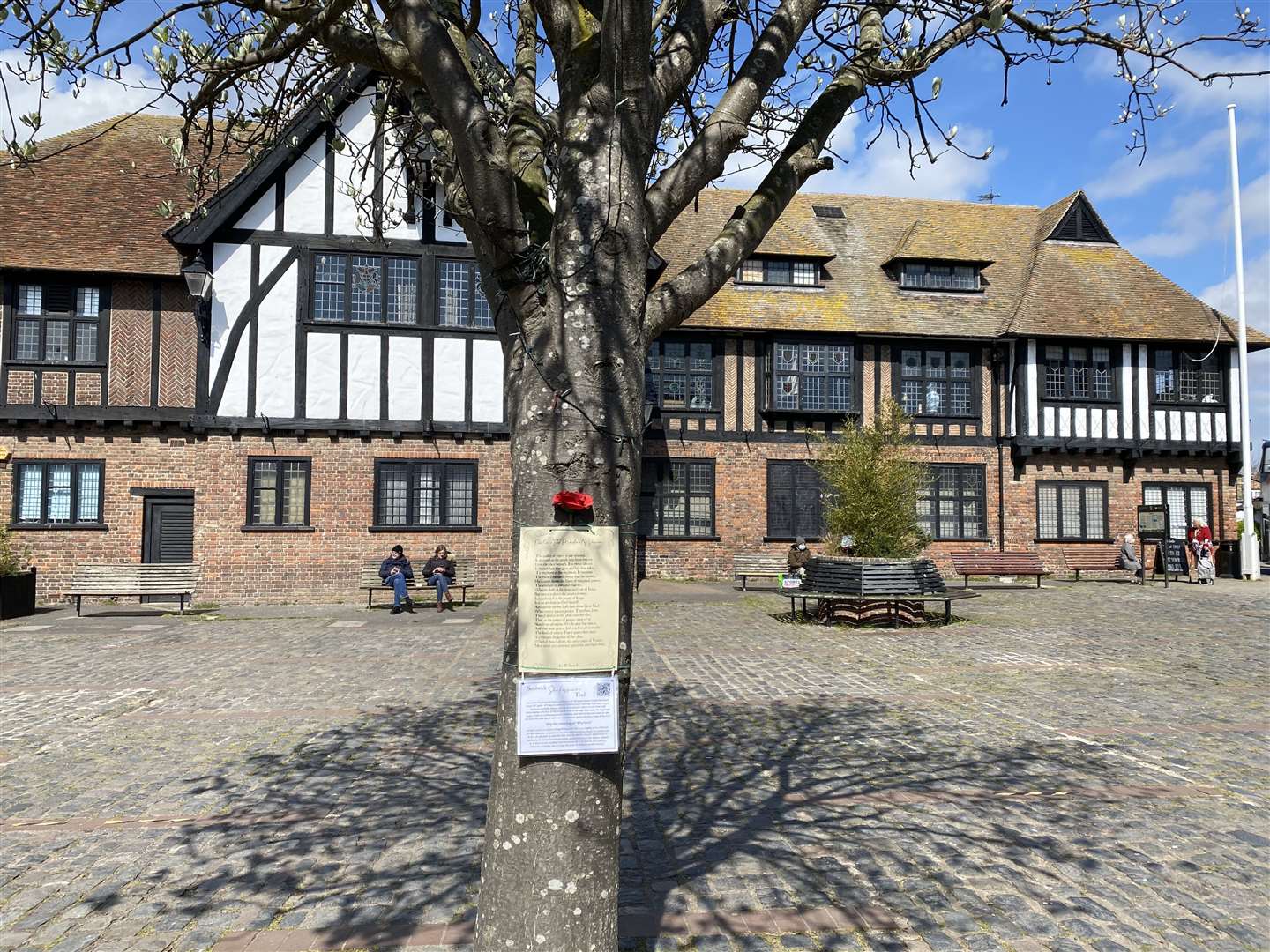 The Shakespeare Trail was put up around Sandwich on The Bard's birthday, April 23. (46837155)
